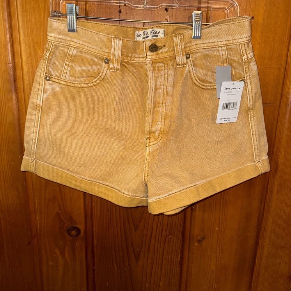 Free People Women's Golden Jean Shorts